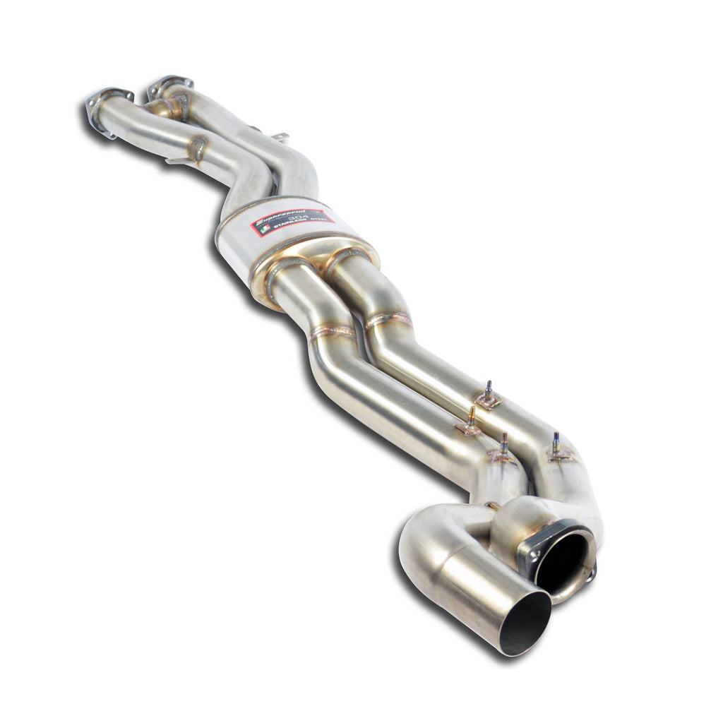 Supersprint E46 M3 Stainless Center H-Pipe - Resonated