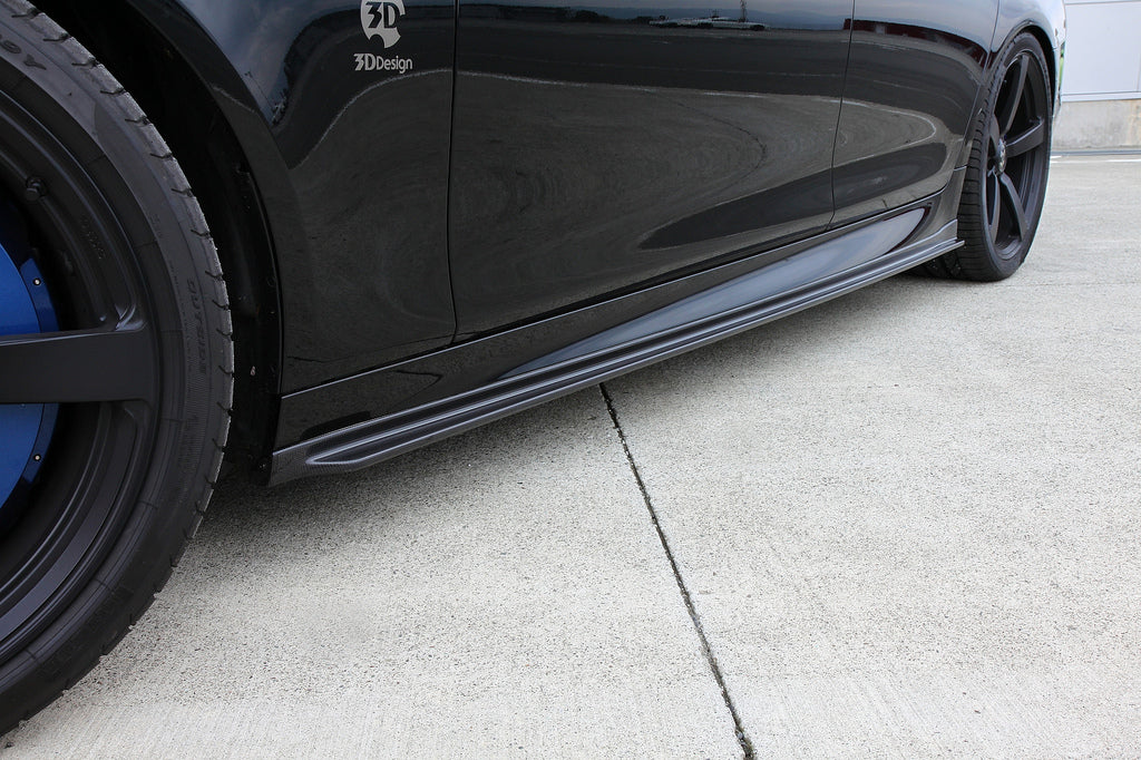 3d design f10 m5 carbon fiber side skirt set - iND Distribution