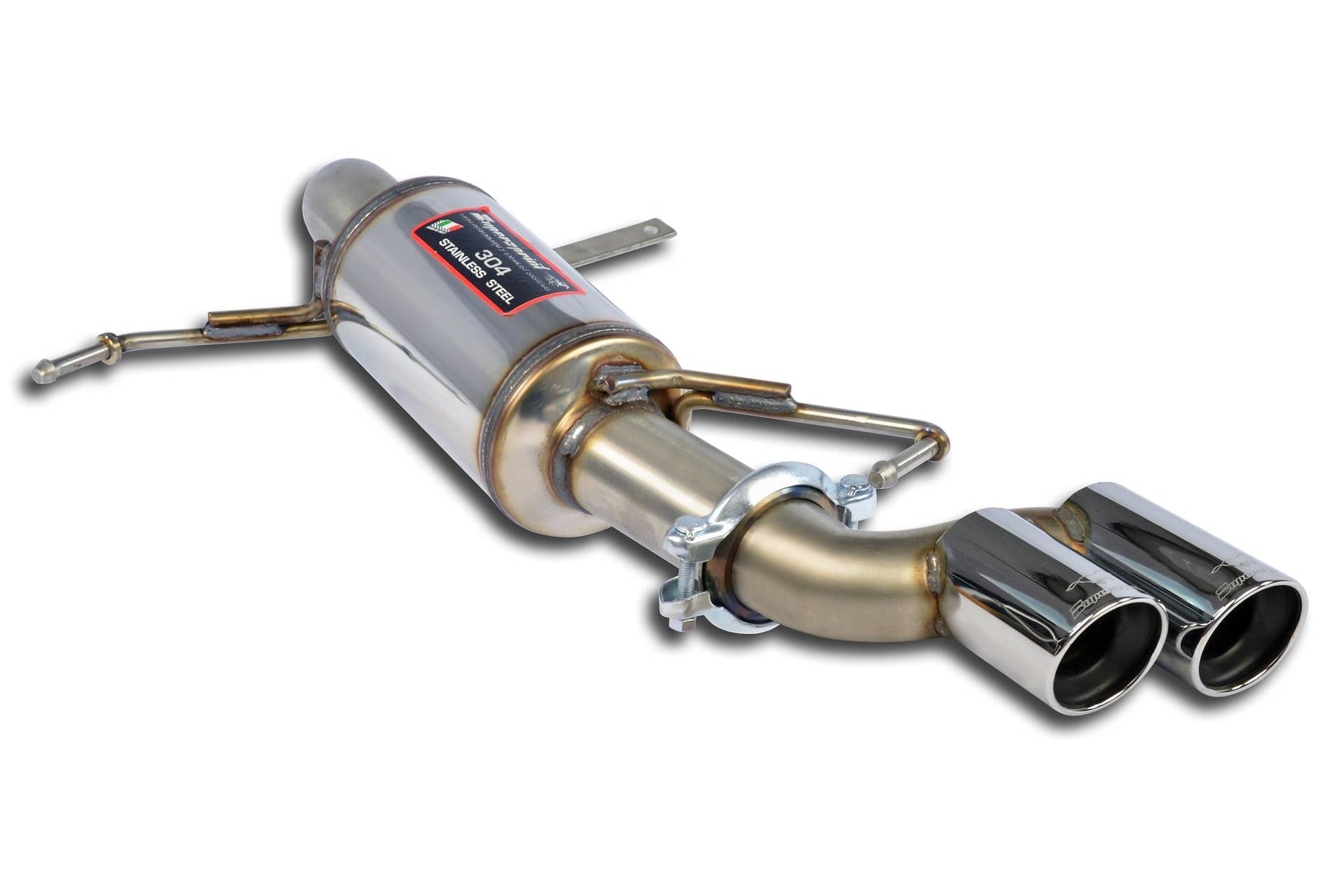 Supersprint E92 3 Series Rear Left Racing Exhaust 80mm T304