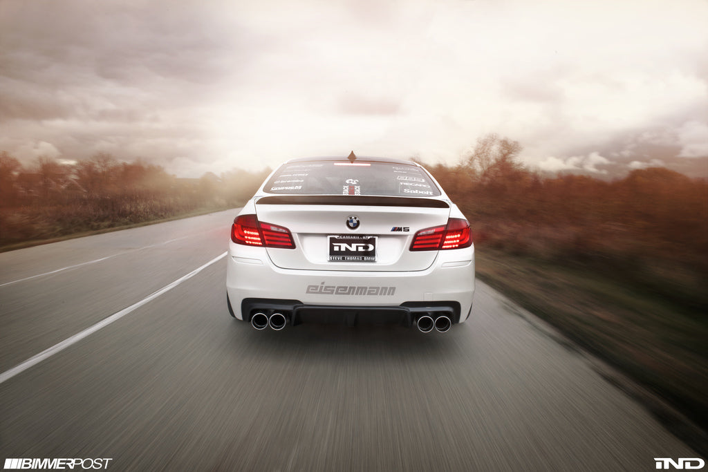 3d design f10 m5 carbon fiber rear diffuser - iND Distribution