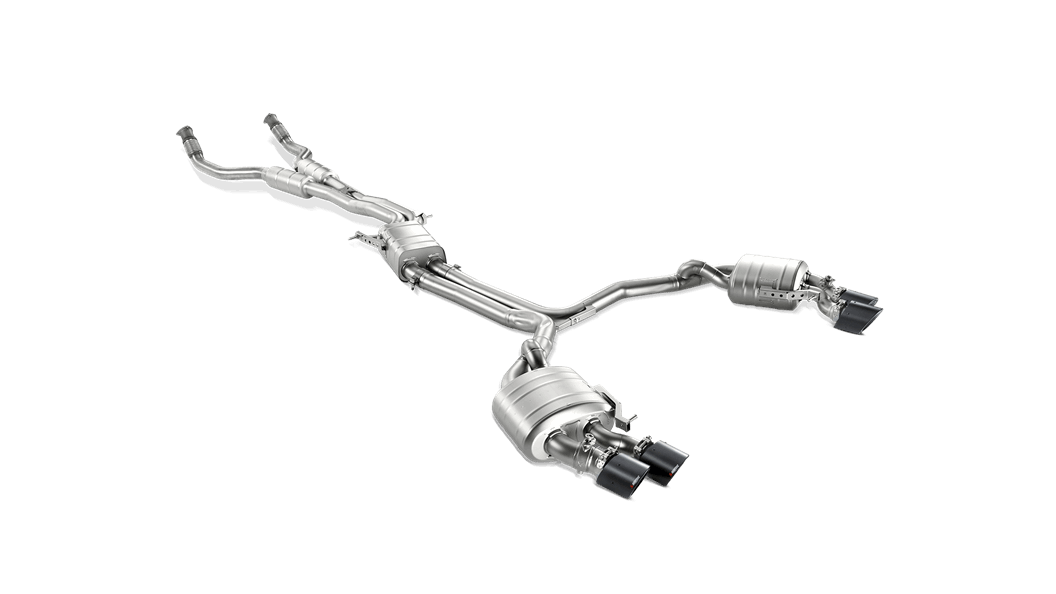 Akrapovic audi c7 s6 avant limousine evolution exhaust system w carbon tips titanium - iND Distribution