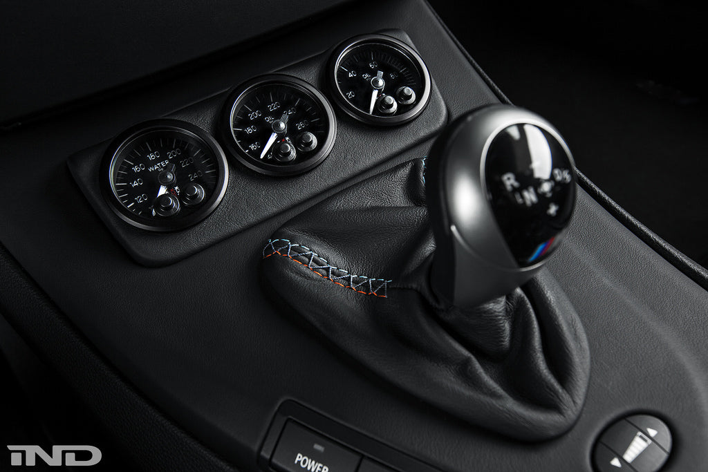IND BMW E9X M3 Tri-Color Leather Shift Boot Set