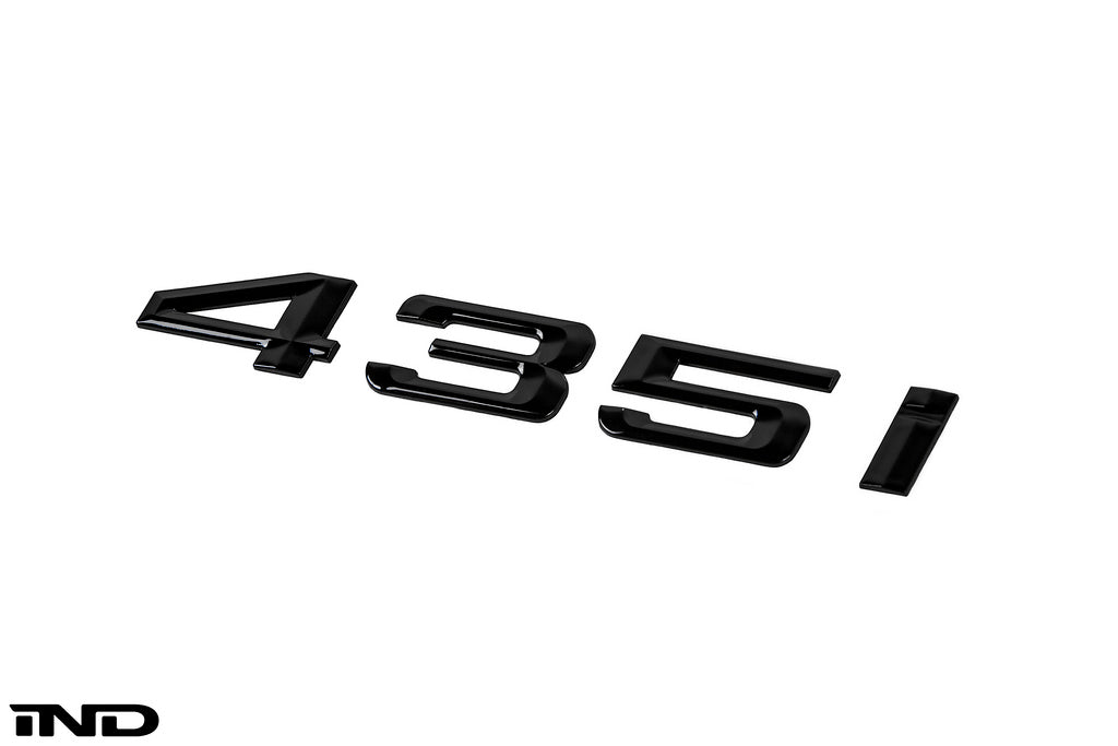 iND f3x 4 series painted trunk emblem - iND Distribution