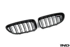 iND f06 f12 f13 m6 carbon fiber front grille set - iND Distribution