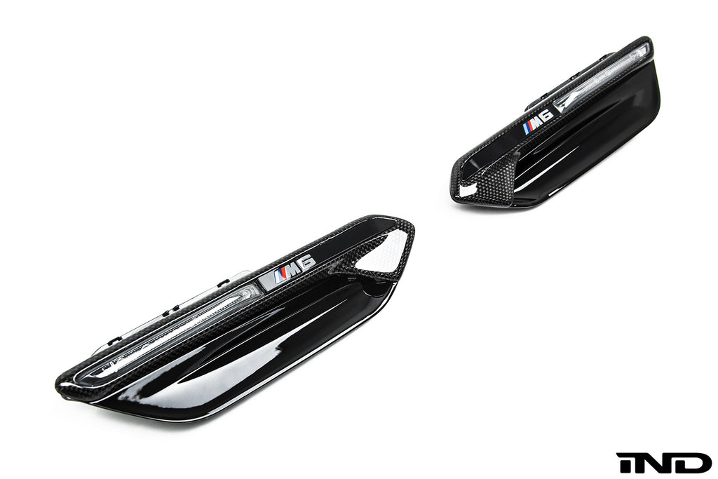 iND f06 f12 f13 m6 carbon fiber side marker set - iND Distribution