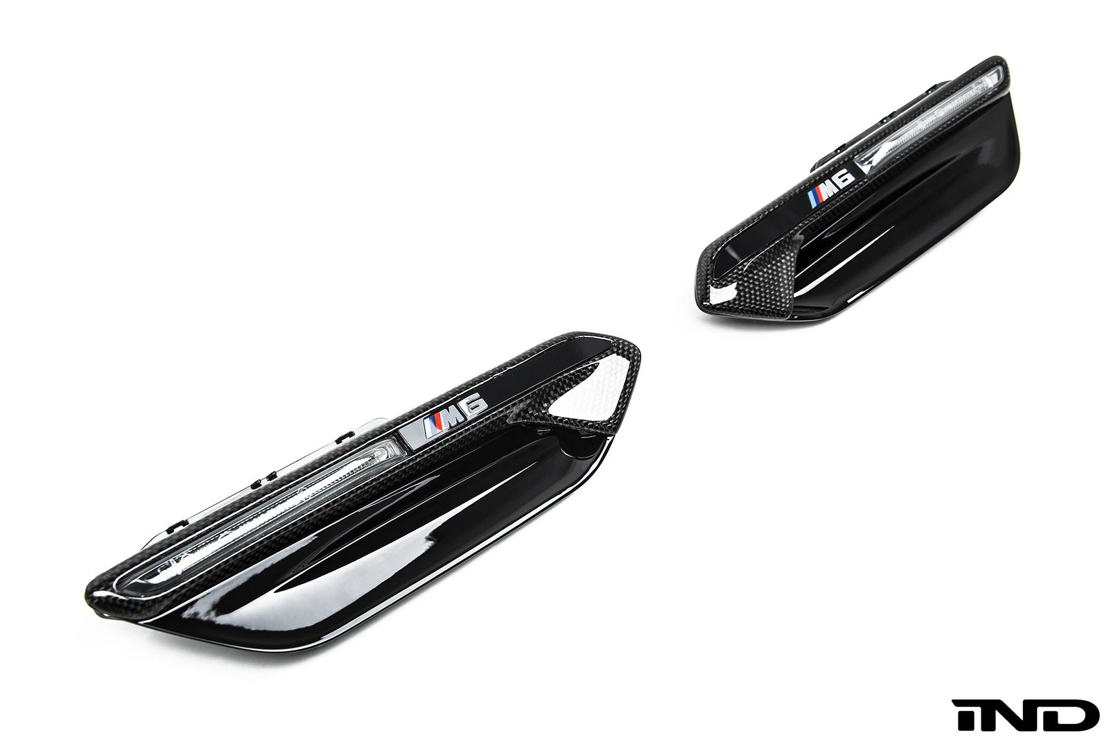 iND f06 f12 f13 m6 carbon fiber side marker set - iND Distribution