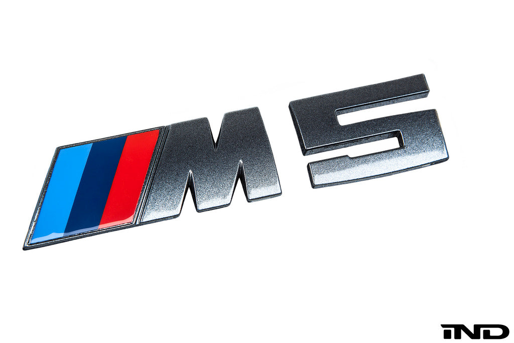iND f10 m5 painted trunk emblem - iND Distribution