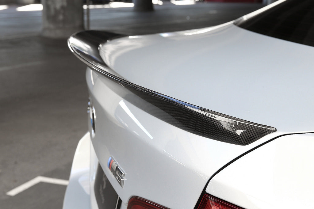 3d design f10 carbon fiber trunk spoiler - iND Distribution