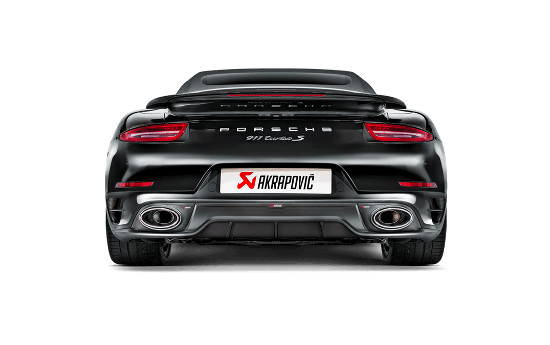 Akrapovic 911 turbo turbo s slip on exhaust system 991 - iND Distribution