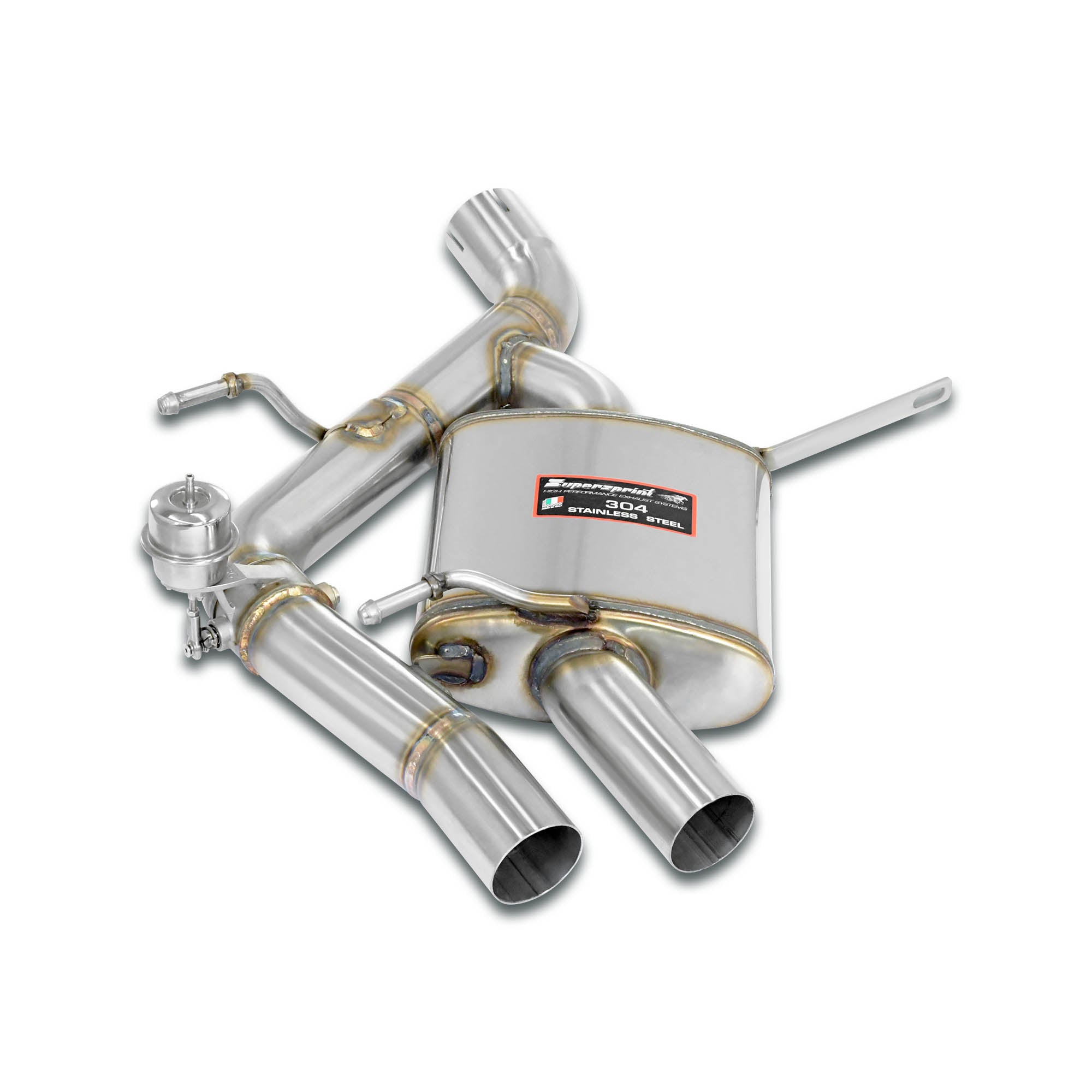 Supersprint JAGUAR F-Type Rear Exhaust "Race" Left With Valve (Vacuum)