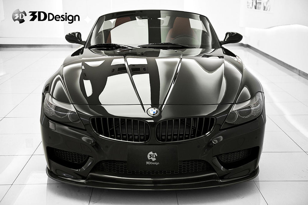 3d design e89 m sport carbon fiber front lip spoiler - iND Distribution