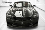 3d design e89 m sport carbon fiber front lip spoiler - iND Distribution