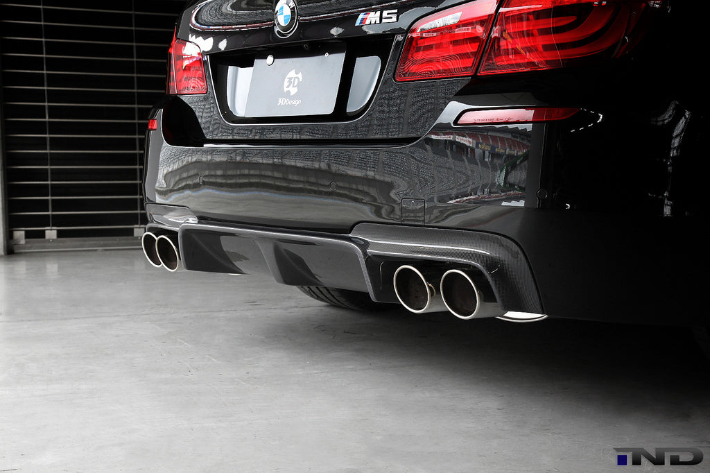 3d design f10 m5 carbon fiber rear diffuser - iND Distribution
