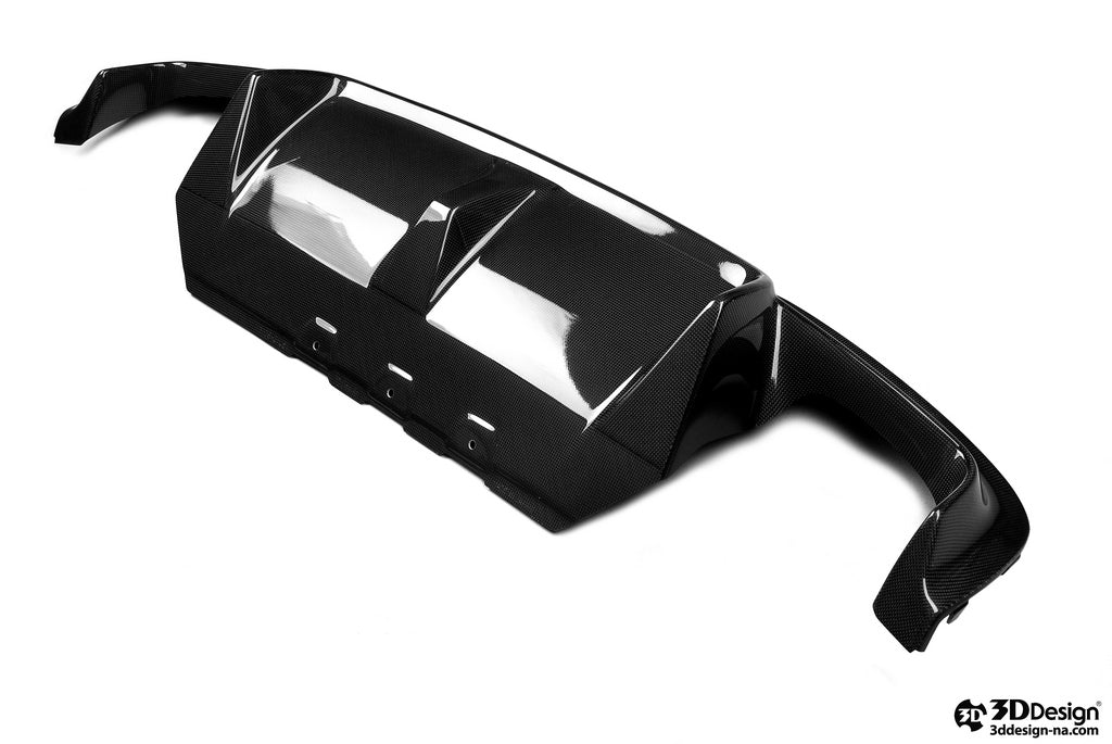 3d design f10 m5 carbon fiber rear diffuser - iND Distribution