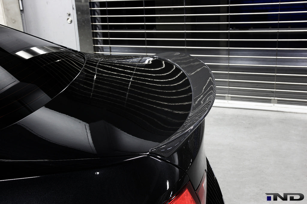 3d design f10 carbon fiber trunk spoiler - iND Distribution