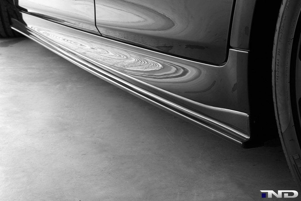 3d design f10 m5 carbon fiber side skirt set - iND Distribution