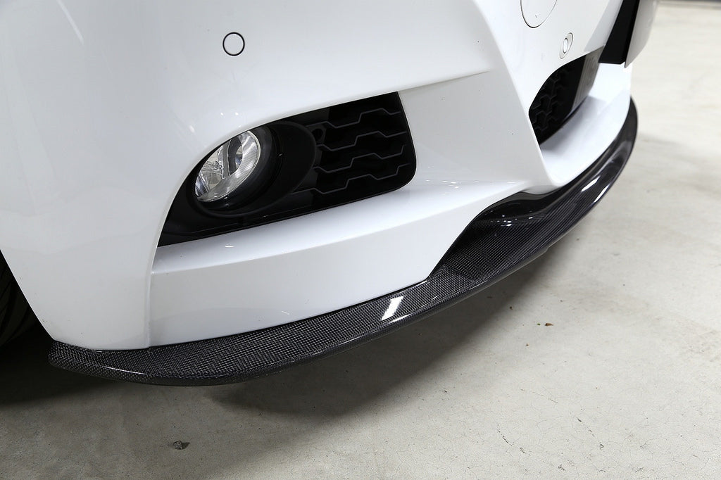 3d design f34 gt m sport carbon fiber front lip spoiler - iND Distribution