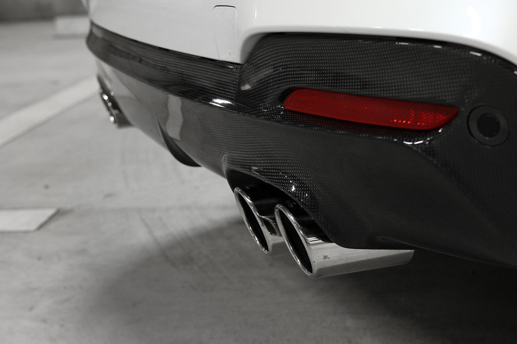 3d design f34 gt m sport carbon fiber rear diffuser - iND Distribution