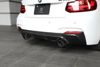 3d design f22 m sport carbon fiber rear diffuser - iND Distribution