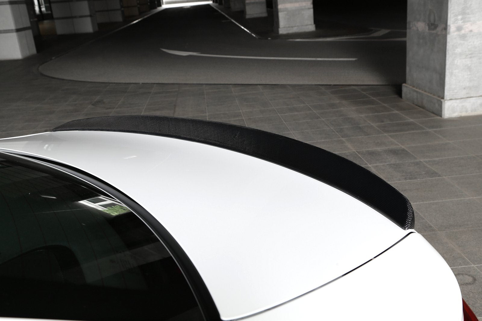 3d design f22 carbon fiber trunk spoiler - iND Distribution