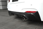 3d design f22 m sport carbon fiber rear diffuser - iND Distribution