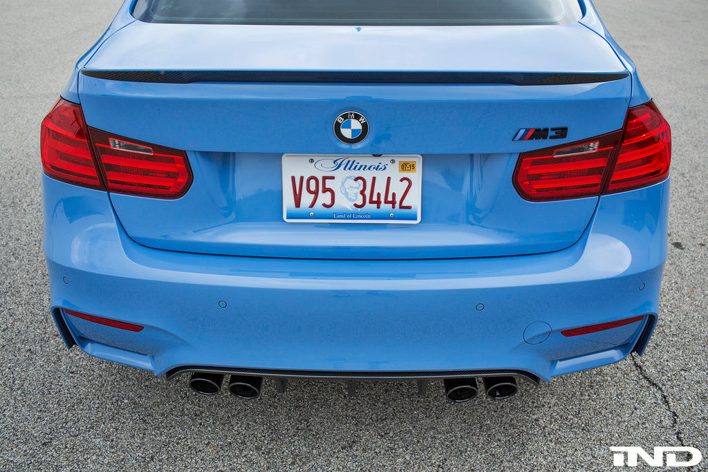 BMW m Performance f80 m3 carbon fiber trunk spoiler - iND Distribution