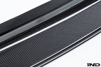 3d design f22 m sport carbon fiber front lip spoiler - iND Distribution