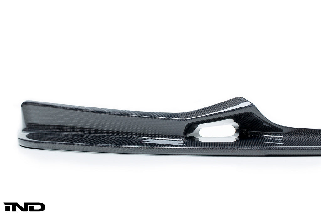 3d design f22 m sport carbon fiber front lip spoiler - iND Distribution