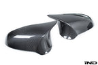 BMW m Performance f8x m3 m4 carbon fiber mirror cap set - iND Distribution