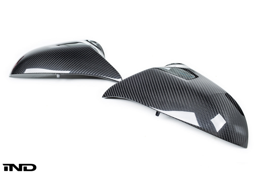 BMW m Performance f8x m3 m4 carbon fiber mirror cap set - iND Distribution