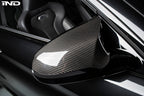 BMW m Performance f8x m3 m4 carbon fiber mirror cap set - iND Distribution