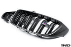 iND f8x m3 m4 carbon fiber front grille set - iND Distribution