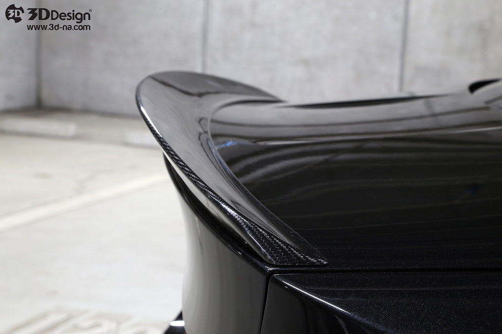 3d design f82 m4 dry carbon fiber trunk spoiler - iND Distribution