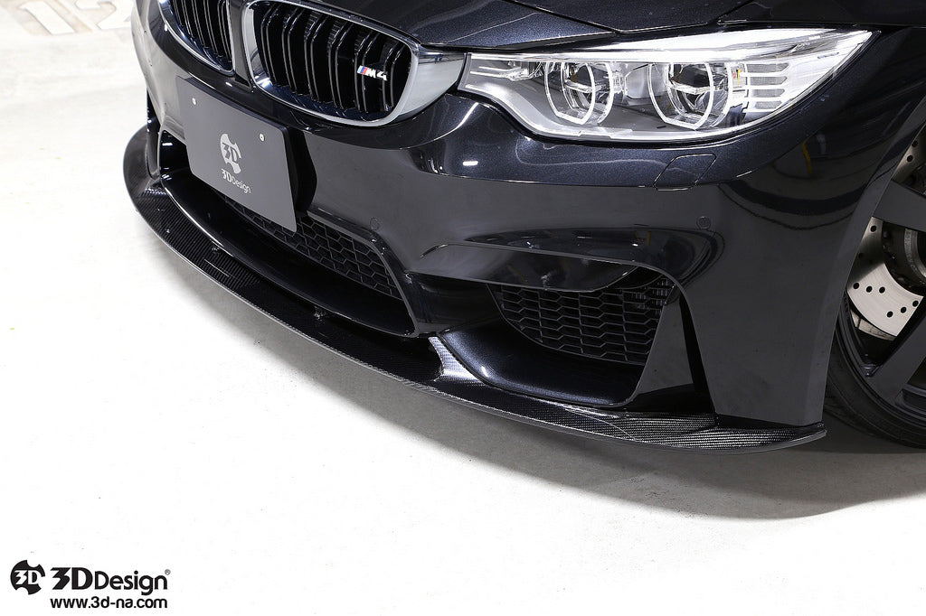 3d design f8x m3 m4 carbon fiber front lip spoiler - iND Distribution