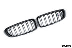 iND f8x m3 m4 carbon fiber front grille set - iND Distribution