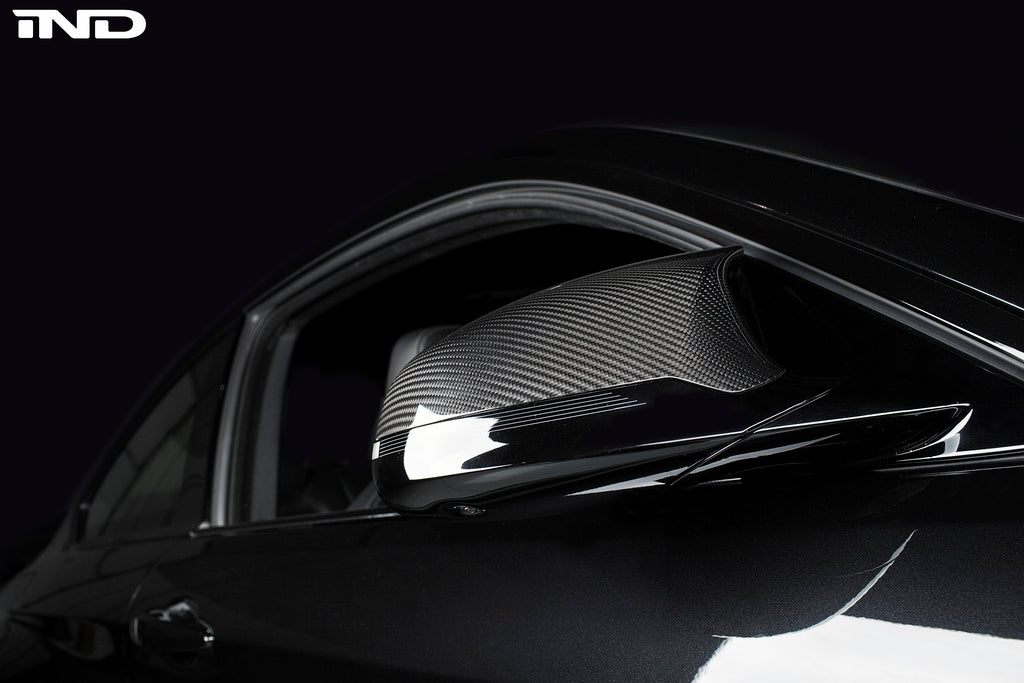 BMW m Performance f8x m3 m4 carbon fiber mirror cap set - iND Distribution