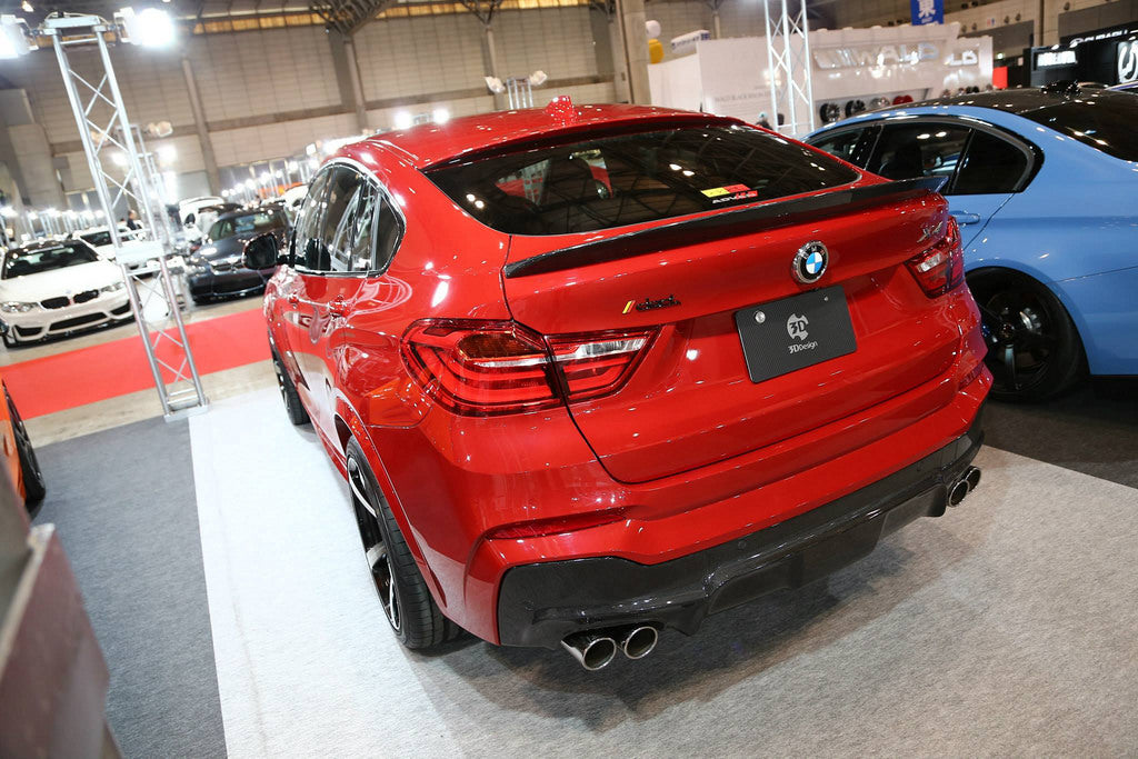 3d design f26 x4 carbon fiber trunk spoiler - iND Distribution