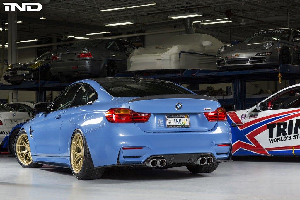 3d design f82 m4 dry carbon fiber trunk spoiler - iND Distribution