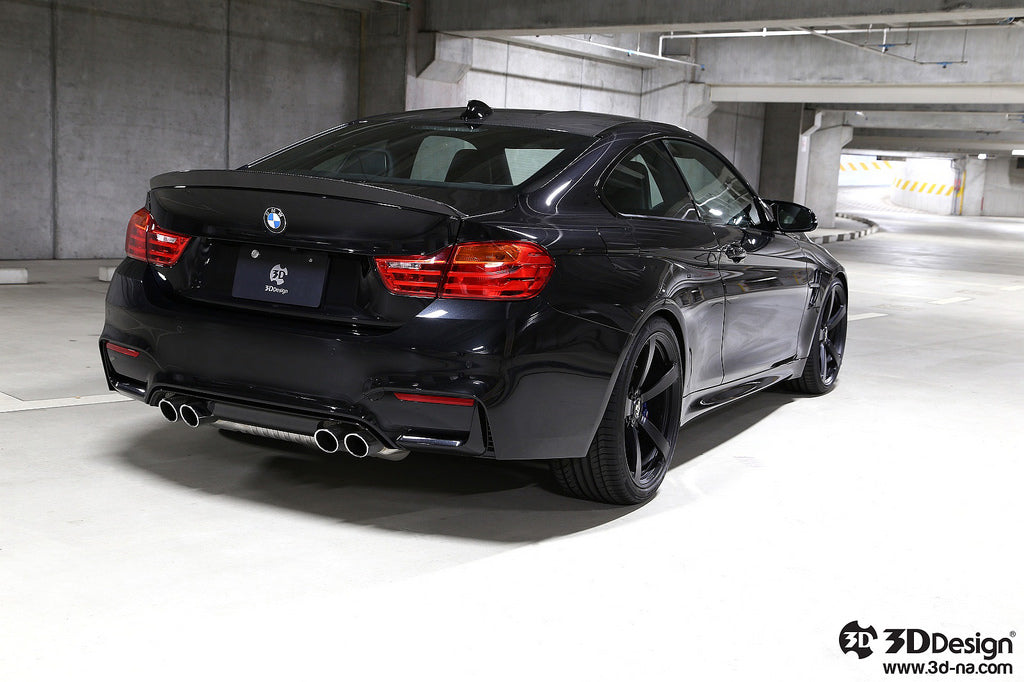 3d design f82 m4 dry carbon fiber trunk spoiler - iND Distribution