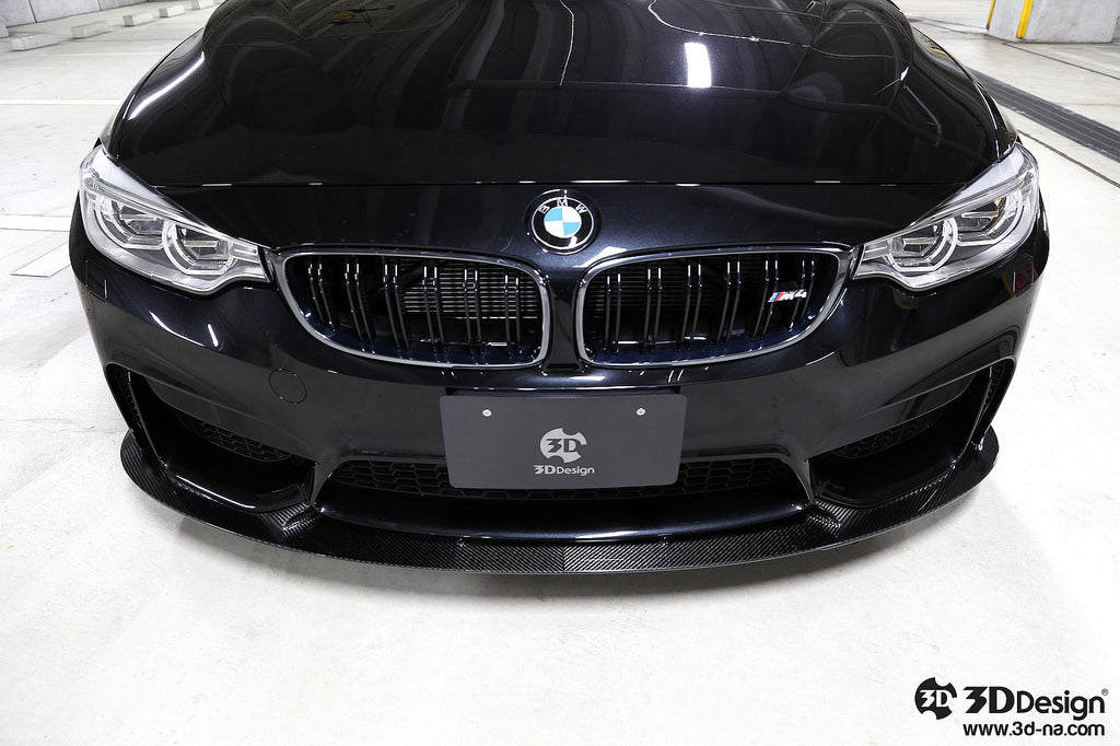3d design f8x m3 m4 carbon fiber front lip spoiler - iND Distribution