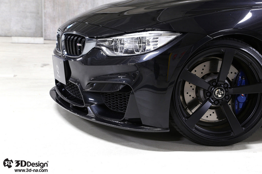 3d design f8x m3 m4 carbon fiber front lip spoiler - iND Distribution