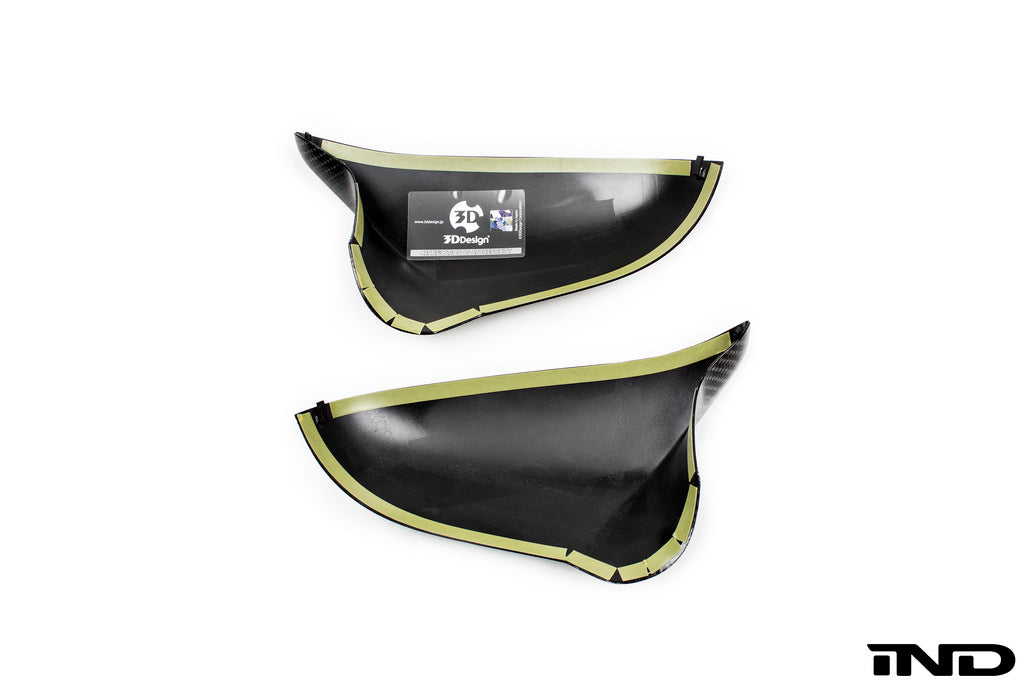3d design right hand drive carbon fiber mirror covers - iND Distribution