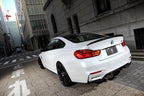 3d design f82 m4 dry carbon fiber trunk spoiler - iND Distribution