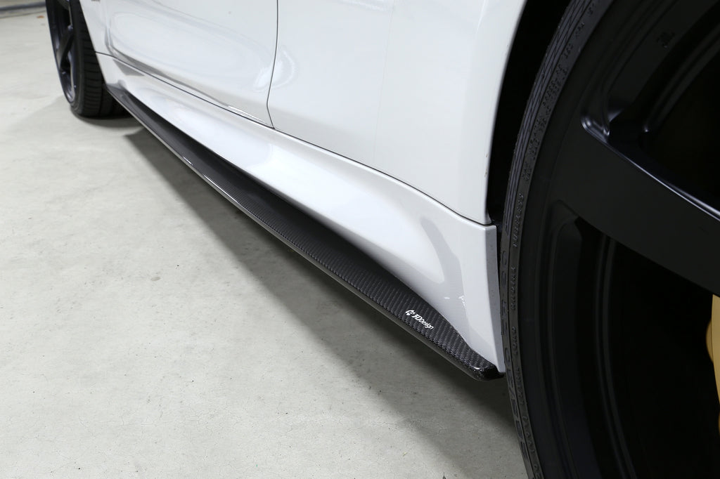 3d design f82 m4 carbon fiber side skirt set - iND Distribution