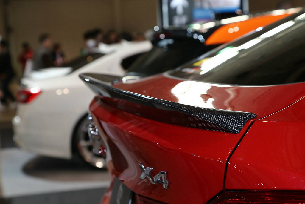 3d design f26 x4 carbon fiber trunk spoiler - iND Distribution