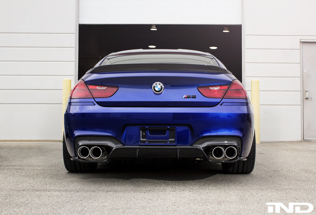 3d design f06 f13 carbon fiber trunk spoiler - iND Distribution