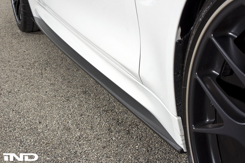 3d design f82 m4 carbon fiber side skirt set - iND Distribution
