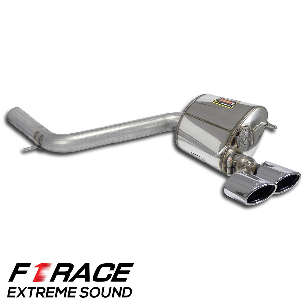 Supersprint MERCEDES C204 C AMG Coupè Rear Muffler Race F1 Right 120X80