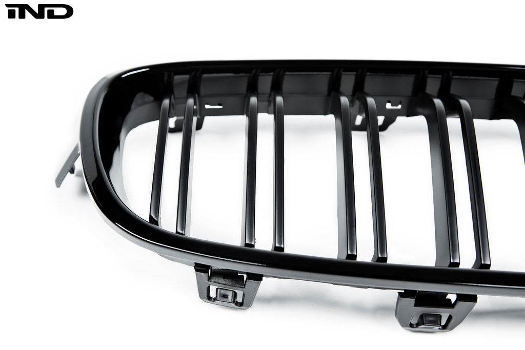 iND f30 f31 3 series double slat front grille set - iND Distribution