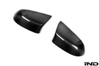 BMW m Performance f85 x5m f86 x6m carbon fiber mirror cover set - iND Distribution